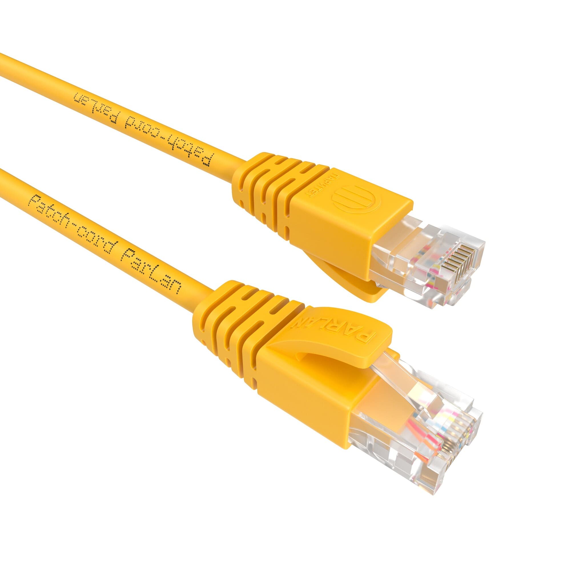 Патч-корд U/UTP Cat 5e PVC 4х2х0,60 Flex 2м желтый