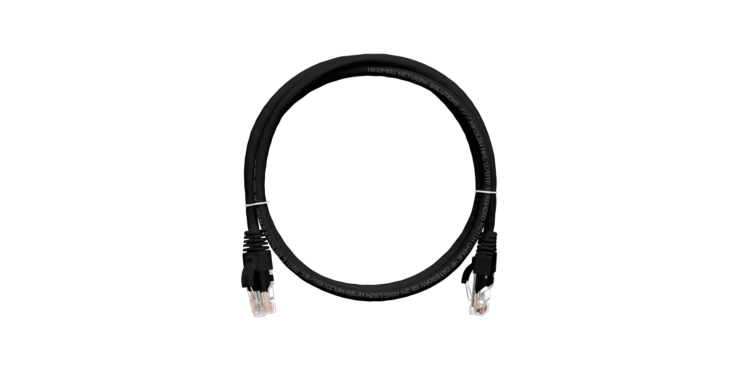 Патч-корд U/UTP 4 пары Cat 5e 2хRJ45/8P8C T568B 7х0205мм LSZH черный 015м