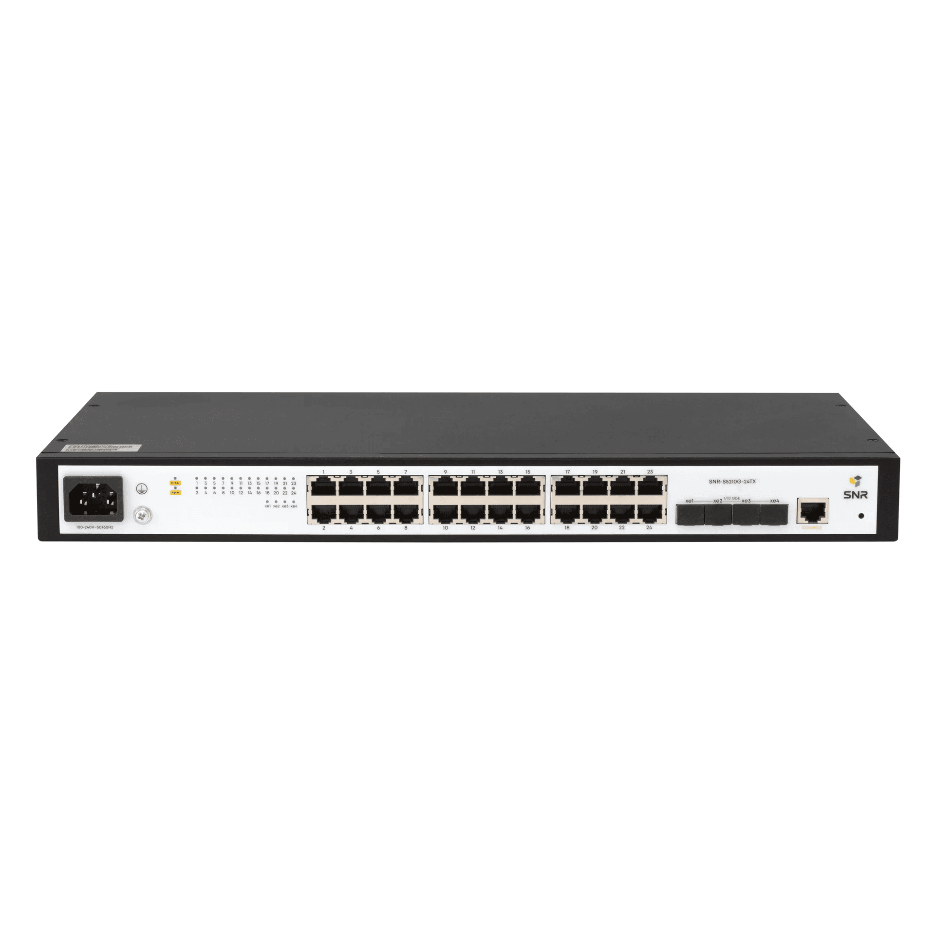Коммутатор управляемый L2 28 портов RJ45/SFP+ 10 100 1000 10000 (10G) Мб/с