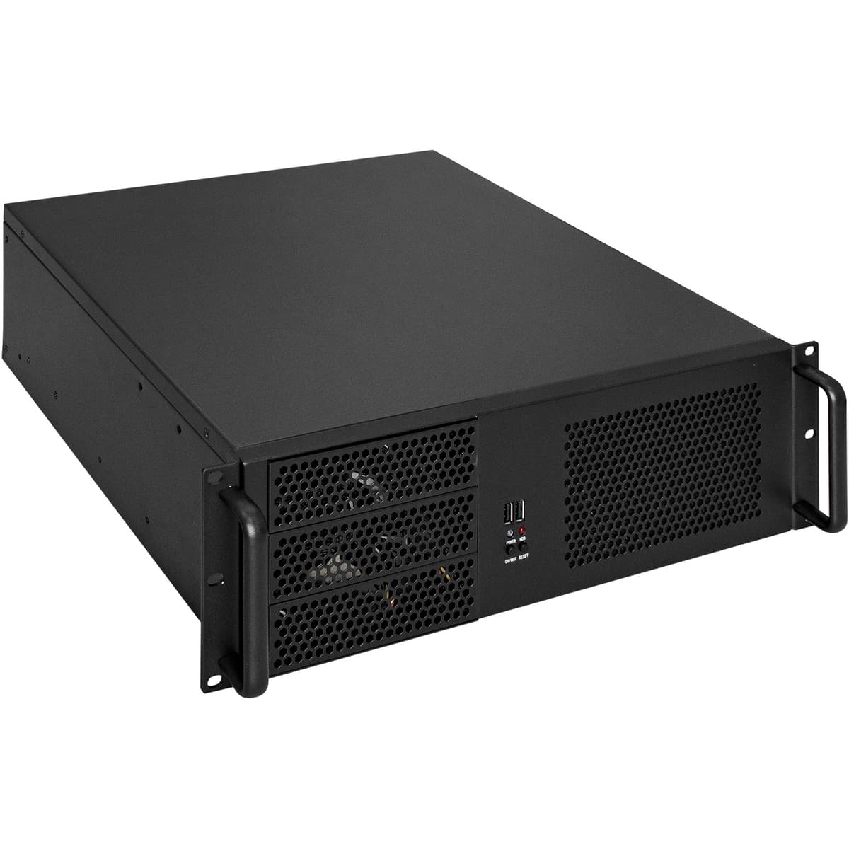 Серверный корпус 3U, 19'' стоечный, глубина 390 мм, БП 1200W RADS, USB