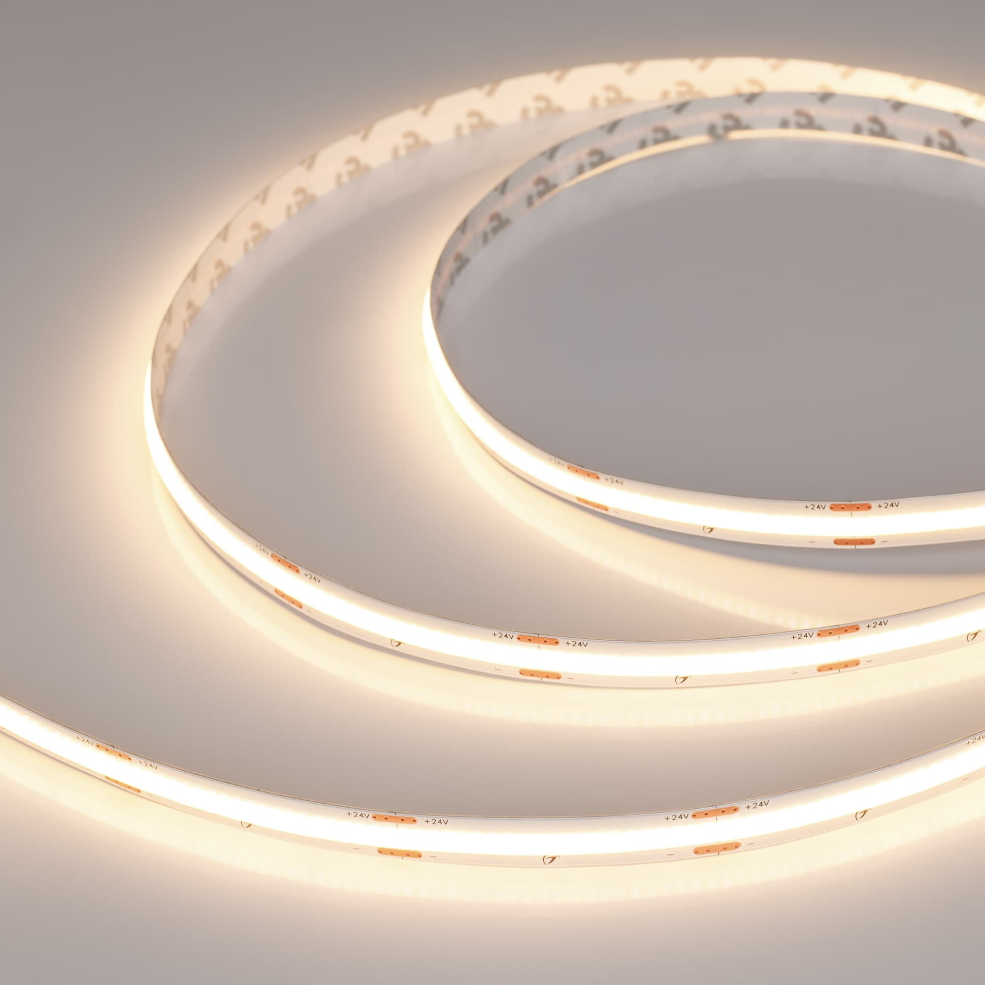 Лента светодиодная 4,8 Вт/м 24В IP20 2700K 420LED/м COB-X420-10-12mm Long Run CSP 15 м