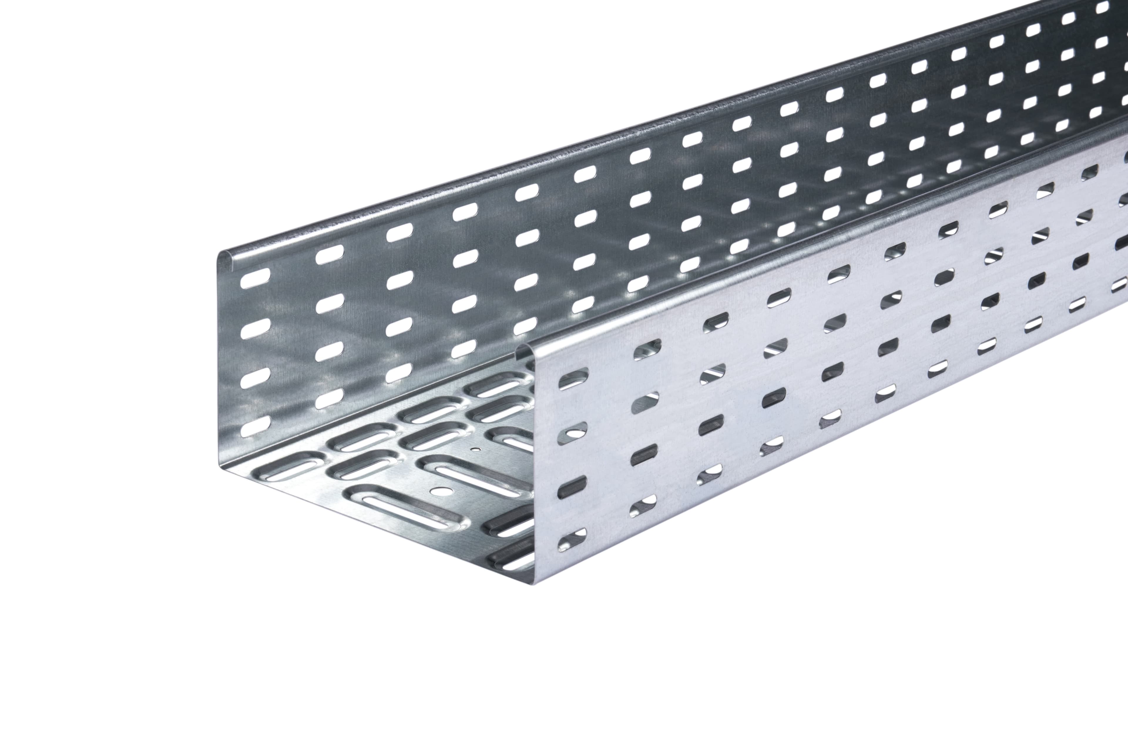 Лоток кабельный перфорированный LKS 120 FS RU, 110x200x3000 мм, 0,7 мм
