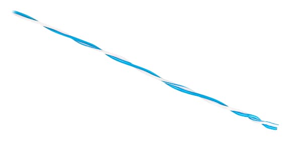 Витая пара кроссировачная U/UTP Cat 5e 1 пара 24 AWG solid без внешней оболочки оранж 100м
