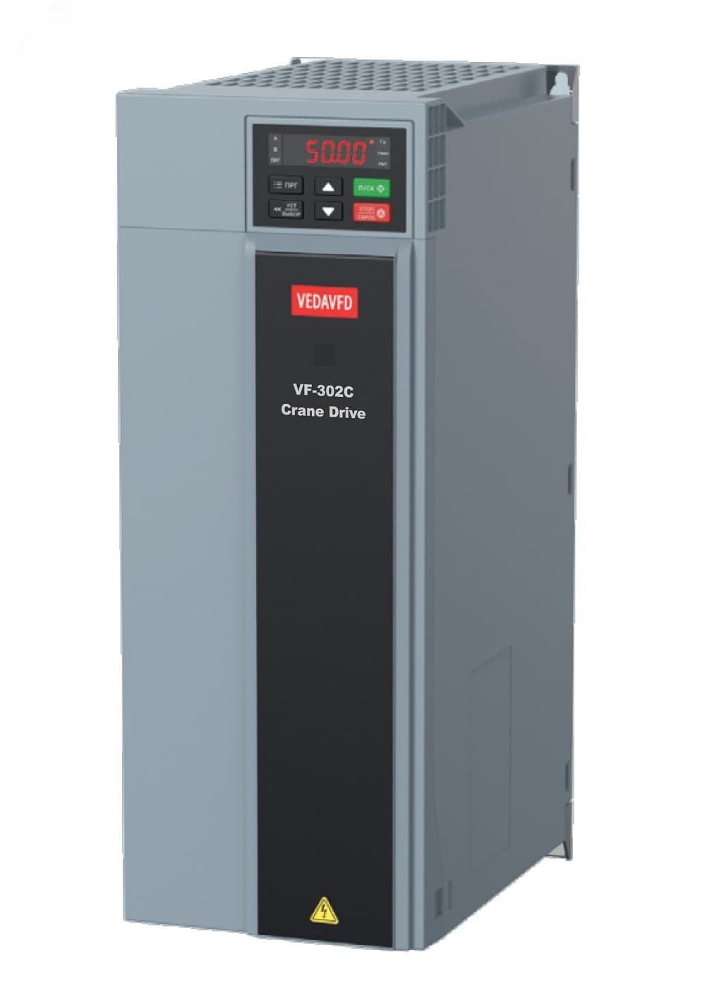 Преобразователь частоты VF-101 Basic Drive с высокой перегрузкой, 3х660В. VF-101-P90K-0098-U-T6-E20-N-H входное напряжение, В 660 выходная мощность, кВт 90. номинальный выходной ток, А 86