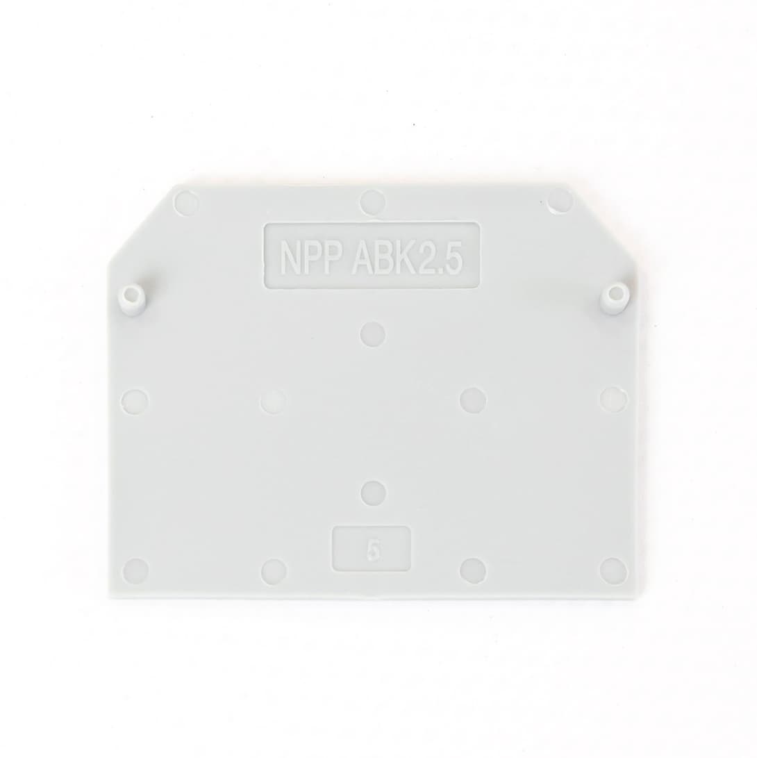Крышка концевая  (1 уп-100шт) NPP ABK 2.5-V0 KLR