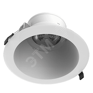 Светильник светодиодный DL-Lens Comfort встраиваемый 36W 4000К 230х128мм IP20 угол 15 градусов белый