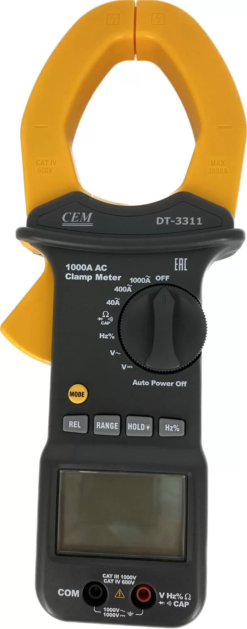 Клещи токовые DT-3311 с поверкой