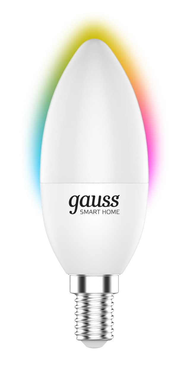 Лампа светодиодная умная SMD LED 5 Вт 470 лм RGBW E14 AC 220В IP20 RGBW изменение цветовой температуры и диммирование управление по Wi-Fi Smart Home