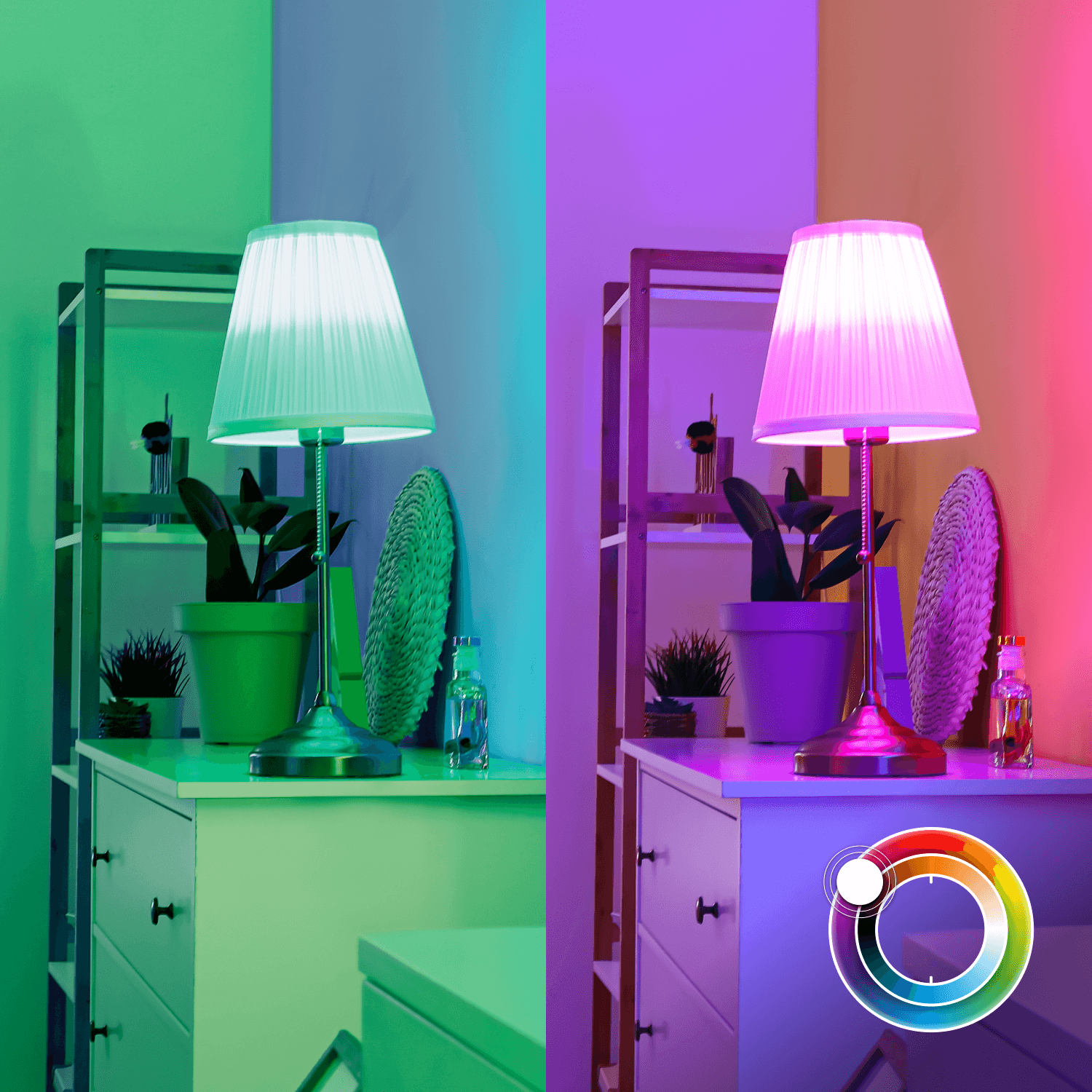Лампа светодиодная умная SMD LED 5 Вт 470 лм RGBW E14 AC 220В IP20 RGBW изменение цветовой температуры и диммирование управление по Wi-Fi Smart Home
