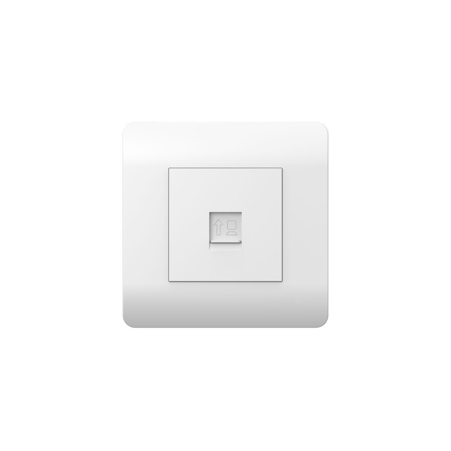 Розетка компьютерная 1хRJ45 (NEW3-E), черный