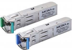 SFP-модуль 1000BaseFX для передачи под одной жиле (WDM-B), 10 км. Rx 1310 Tx 1550