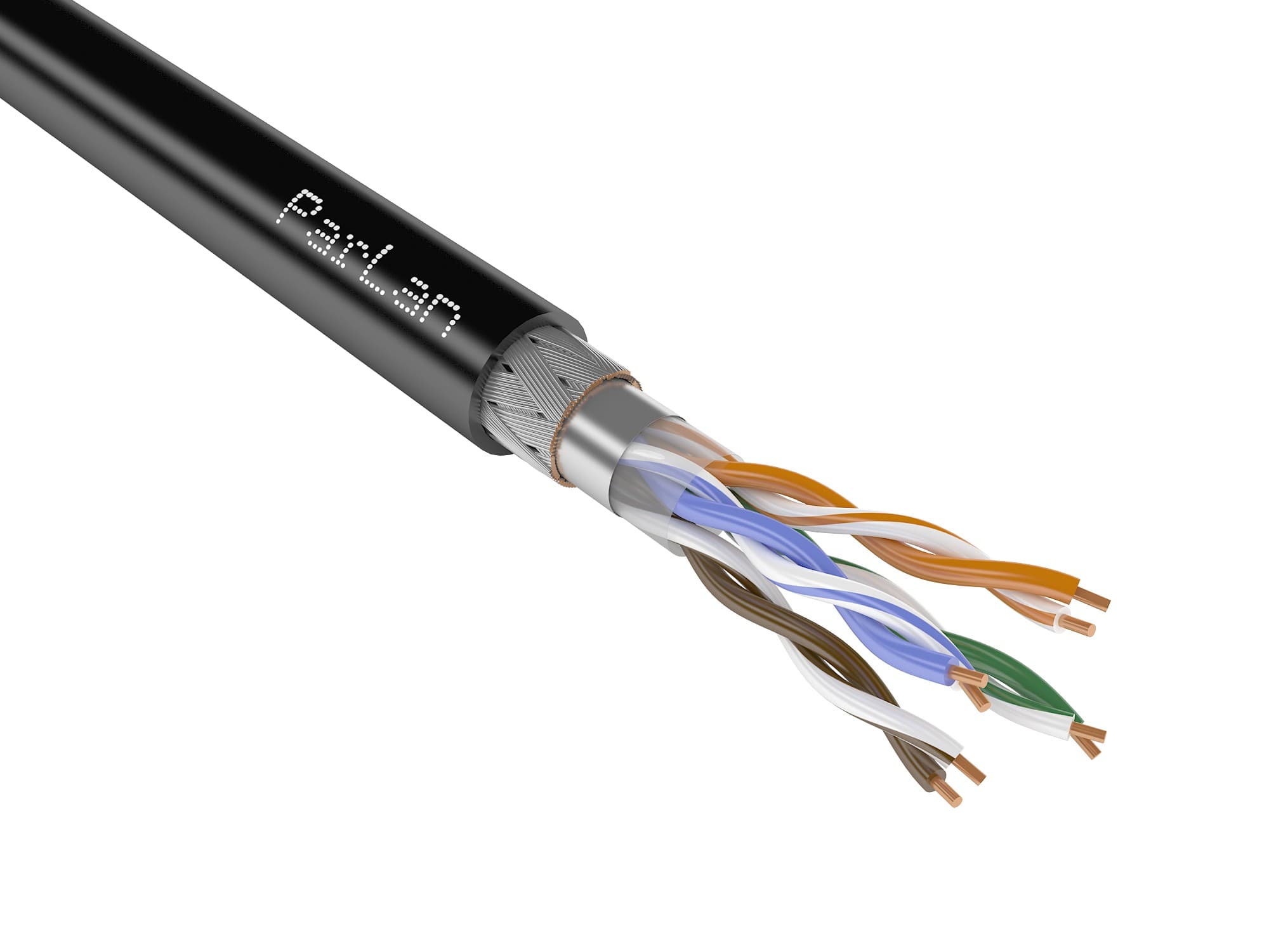 Витая пара ParLan SF/UTP Cat 5e PUR 2х2х0.52
