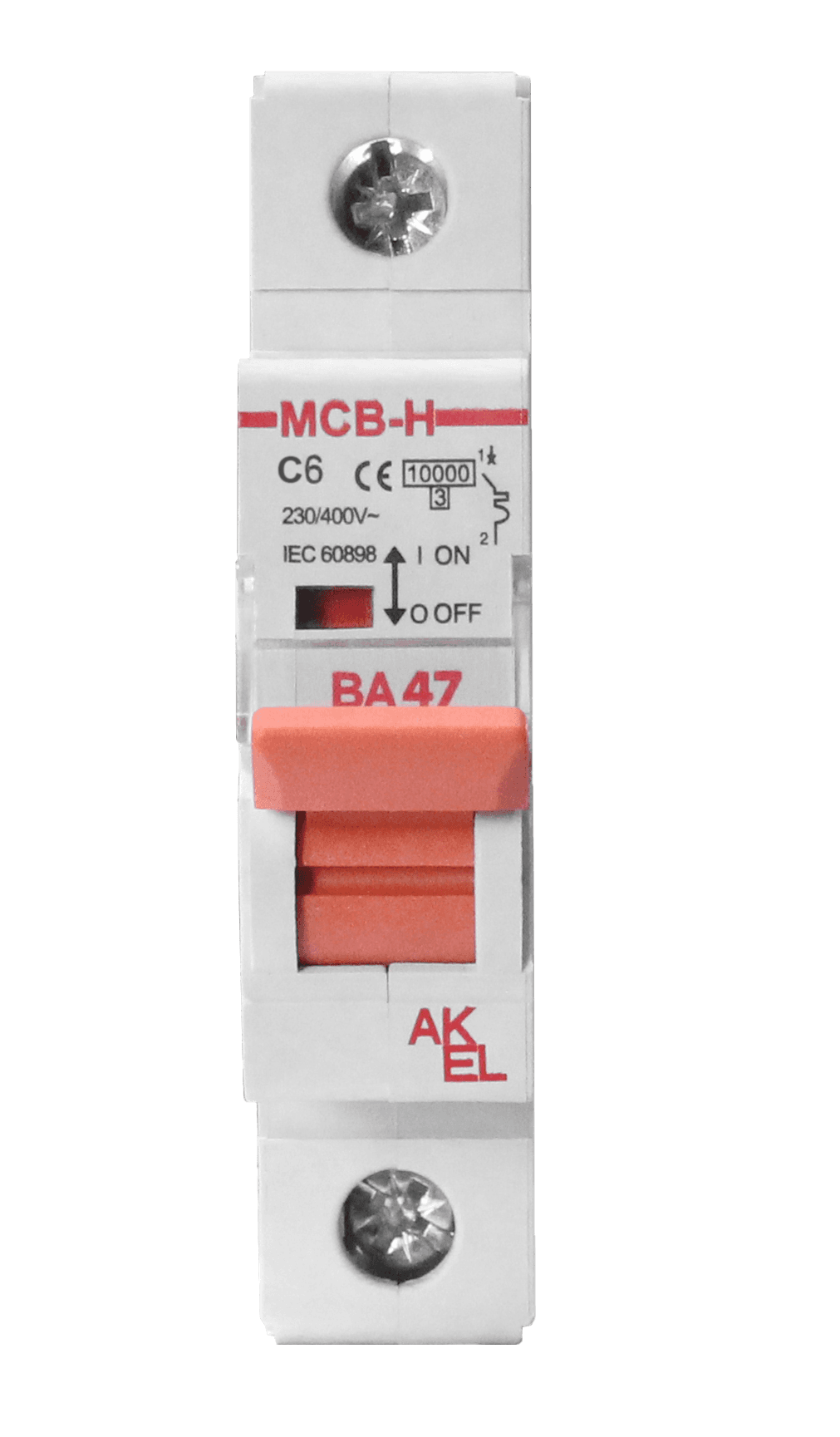Выключатель автоматический ВА47-MCB-H-1P-C10-AC 1P/10A/C/10kA