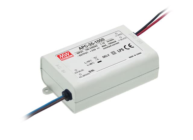 Драйвер AC-DC, 35Вт, токовый выход, вход 90-264В AC, выход 350мА,28-100В