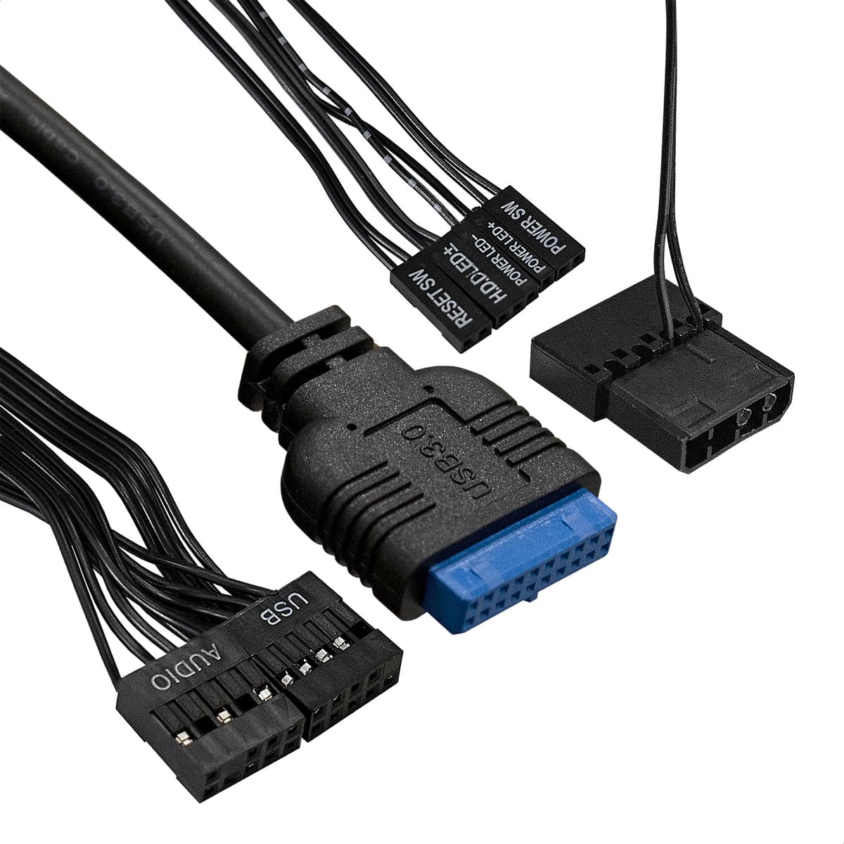 Корпус для ПК, Minitower, mATX, БП 450W, 1xUSB + 1xUSB 3.0, чёрный, RGB-вентилятор 12 см