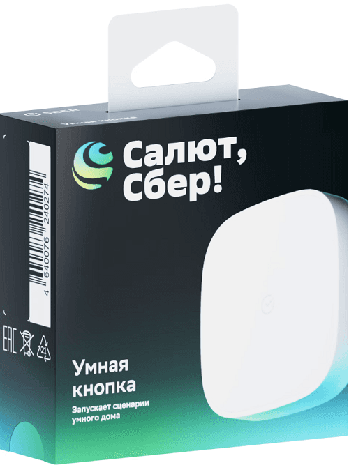 Кнопка умная Sber, белая