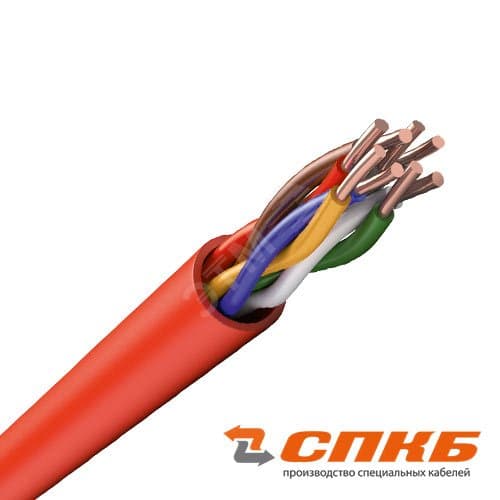 Кабель КПСТТнг(А)-HF 4х2х1.50 ТУ 3581-004-53930360-2010 красный