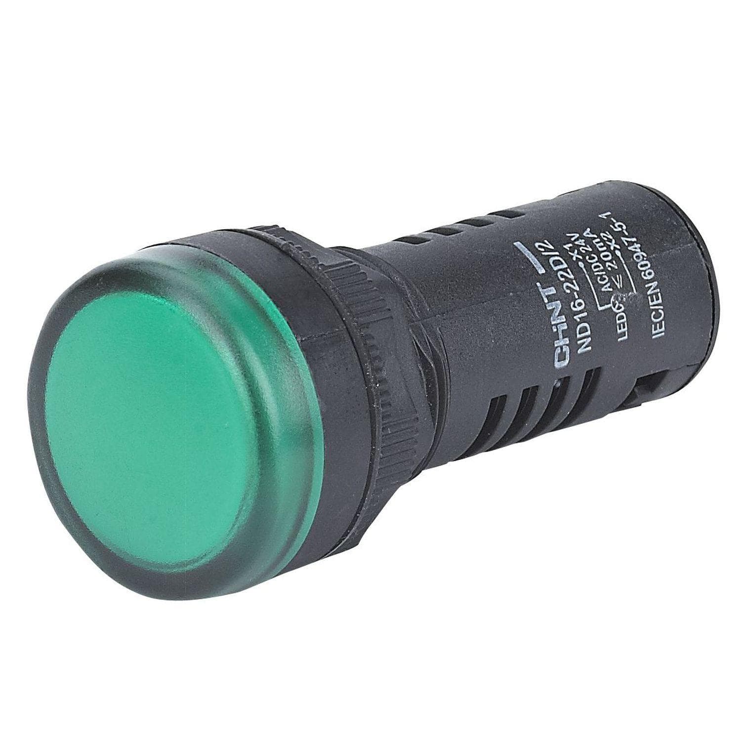 Индикатор ND16-22D/2C зеленый, встроенный резистор, IP65 AC/DC24В (R)