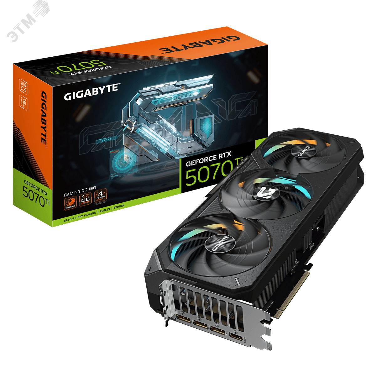 Видеокарта RTX5070Ti GAMING OC, 16ГБ, GDDR7, PCI-Express 5.0