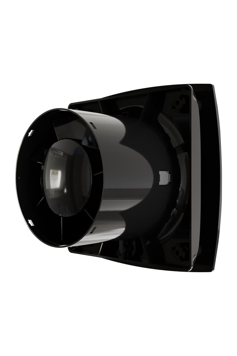 Вентилятор накладной WAVE D120 Black classic