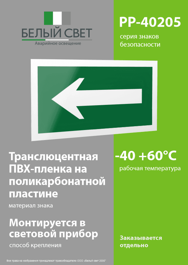 Знак безопасности PP-40205.N01''Движение к выезду''