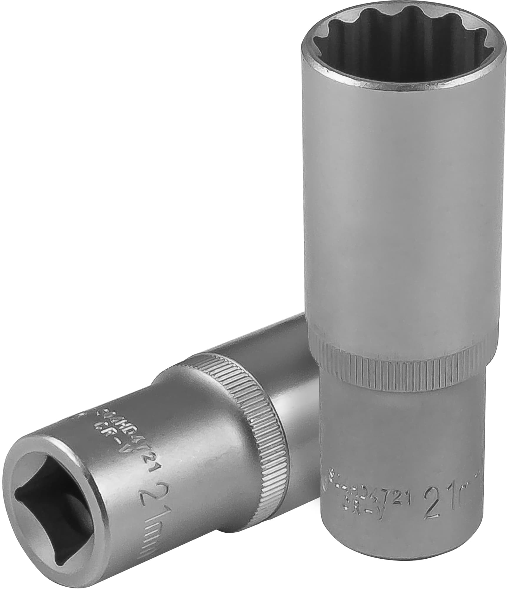 Головка торцевая глубокая 12-гранная 1/2''DR, 21 мм