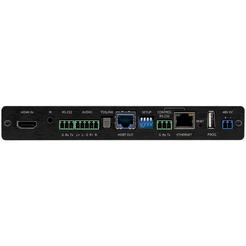 Приёмник HDMI, ARC Аудио, Ethernet, RS-232, ИК по витой паре HDBaseT с эмбедированием-деэмбедированием аудио, поддержка 4К60 4:4:4, PoE