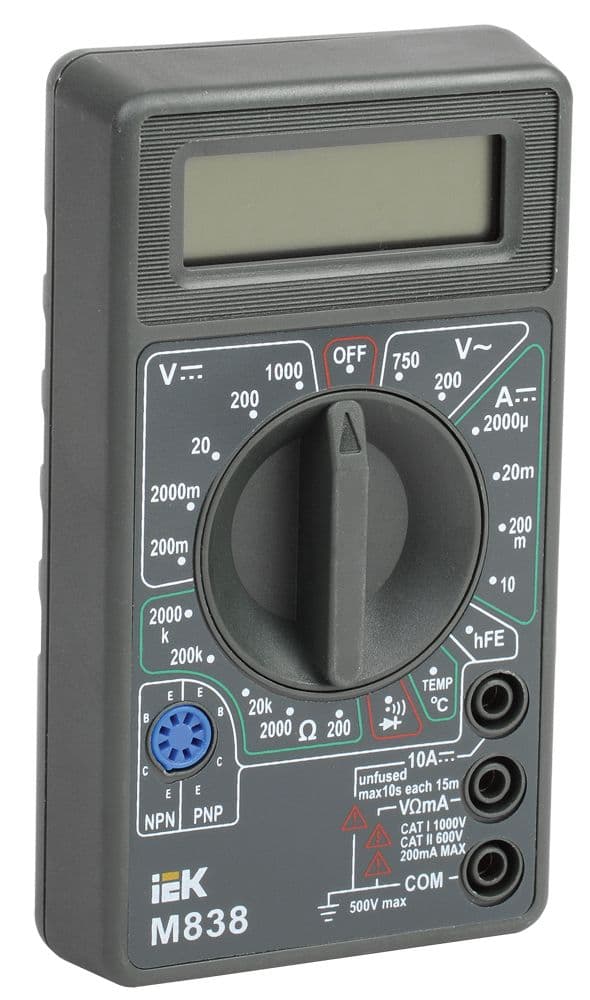 Мультиметр цифровой UNIVERSAL M838