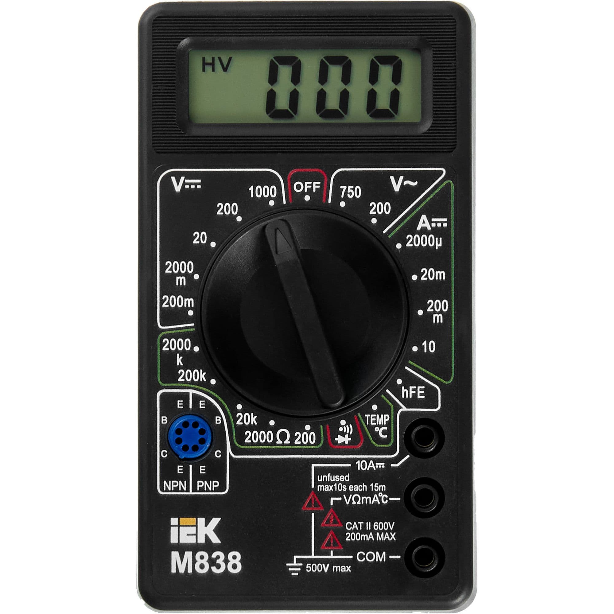 Мультиметр цифровой UNIVERSAL M838