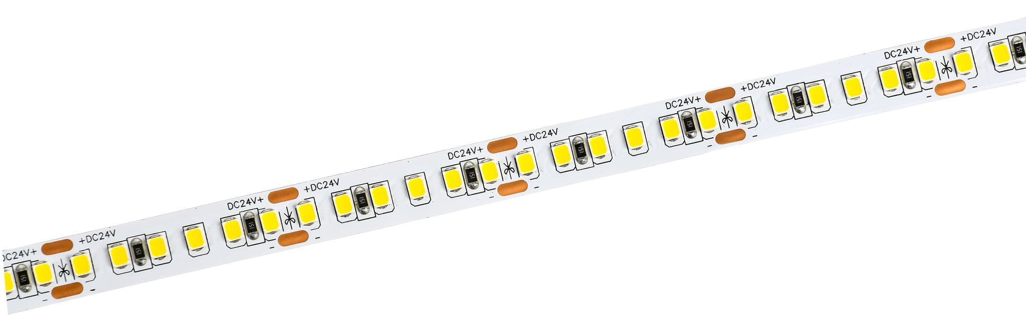 Лента светодиодная 5 м SMD2835 168LED/м 14Вт/м IP20 ширина 10мм 24В холодный белый