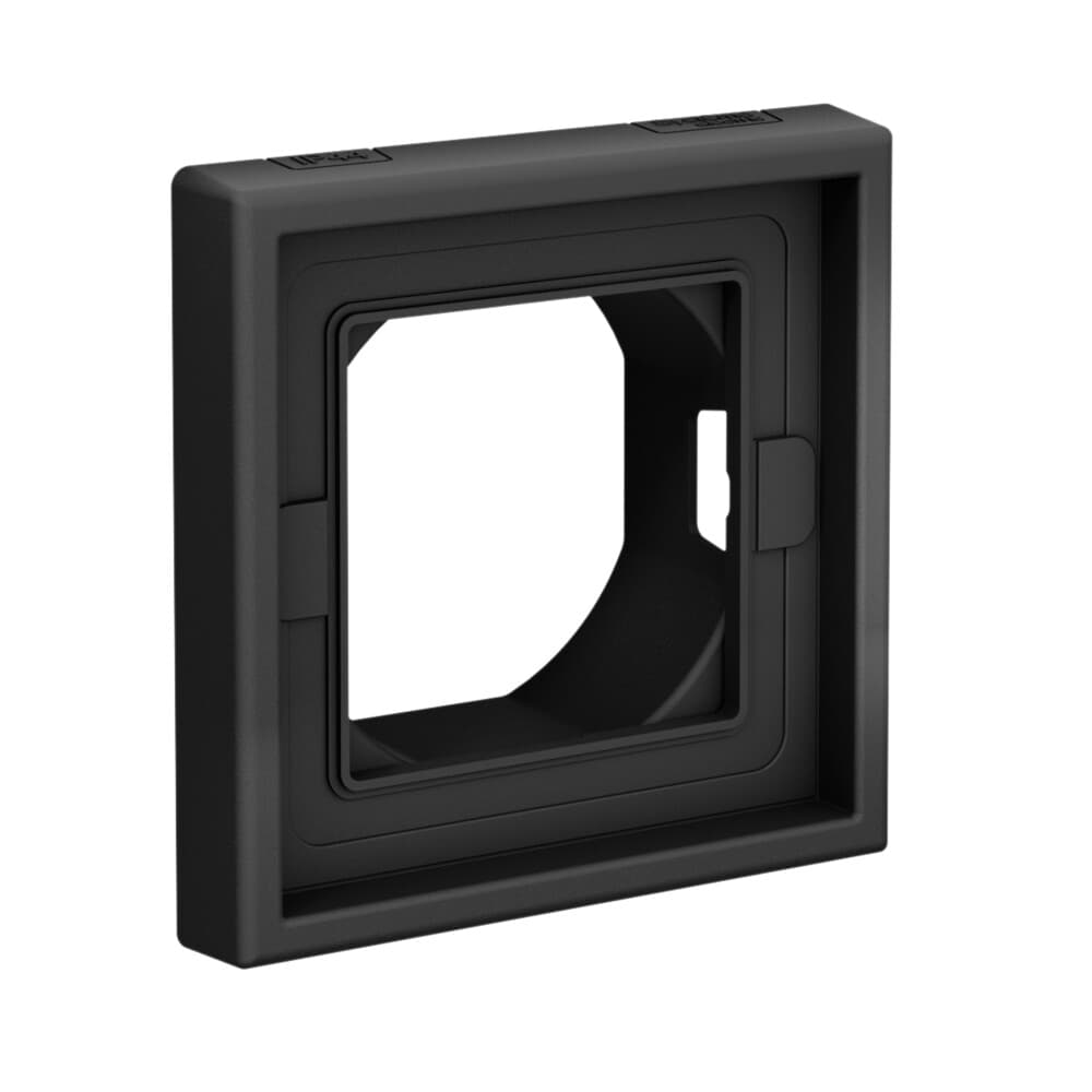 ARTGALLERY рамка 1-постовая IP44,  карбон