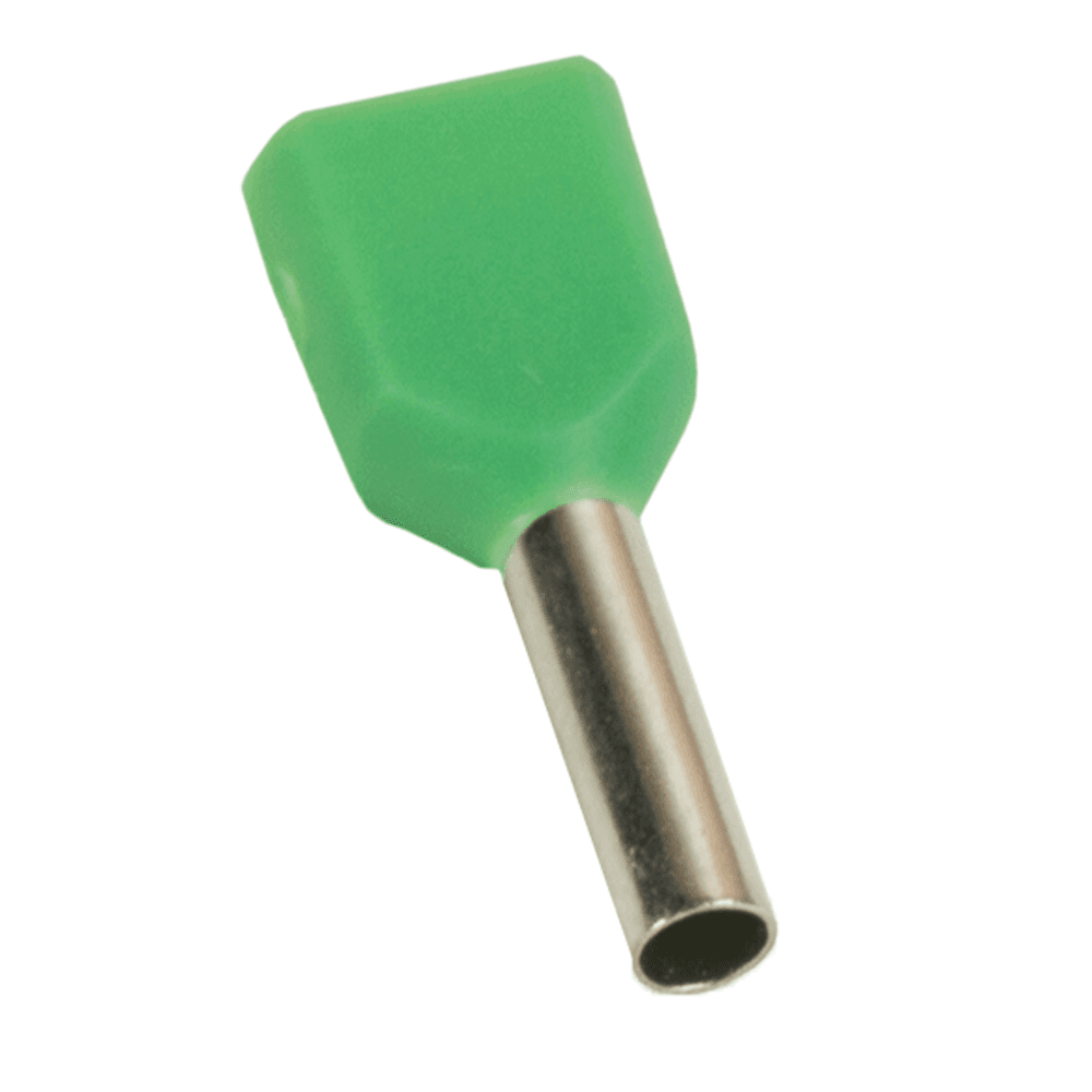 Наконечник штыревой втулочный под два провода НШвИ2 OptiKit T-Shv2-PVC- 1,0-8 (100шт)