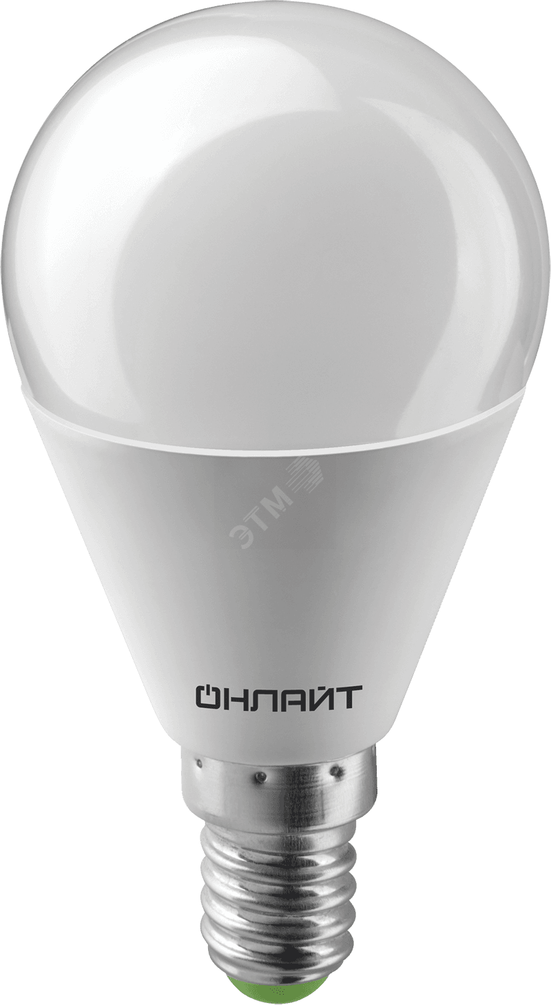 Лампа светодиодная LED 10вт Е14 теплый матовый шар