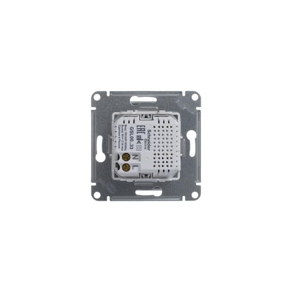 Розетка GLOSSA USB A+A 5В/2100мА 2х5В/1050мА механизм белый
