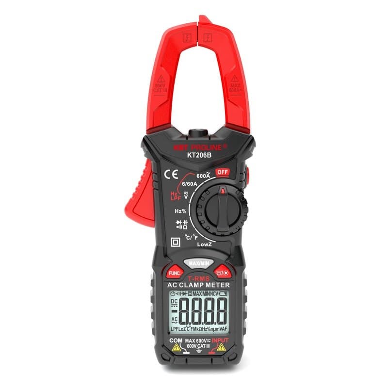 Клещи токовые цифровые KT 206B серия PROLINE