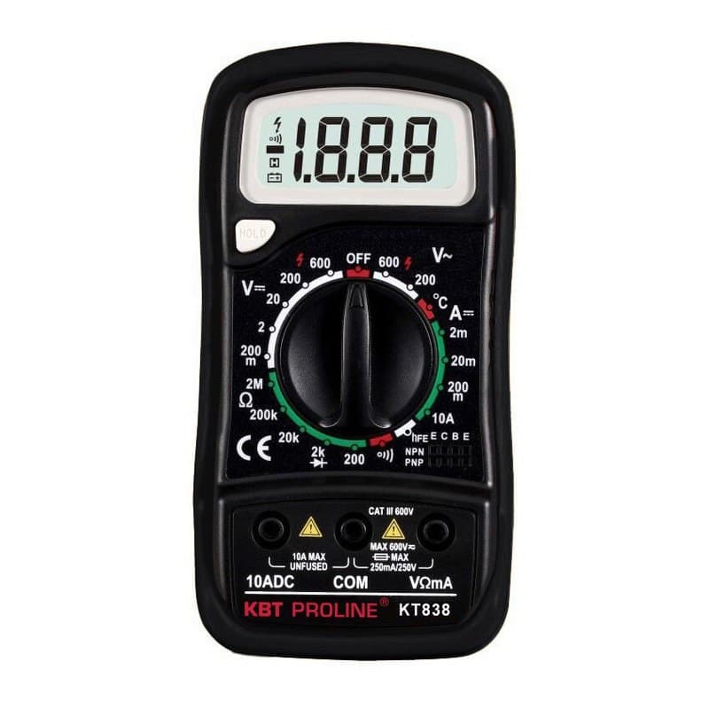 Мультиметр цифровой KT 838 серия PROLINE