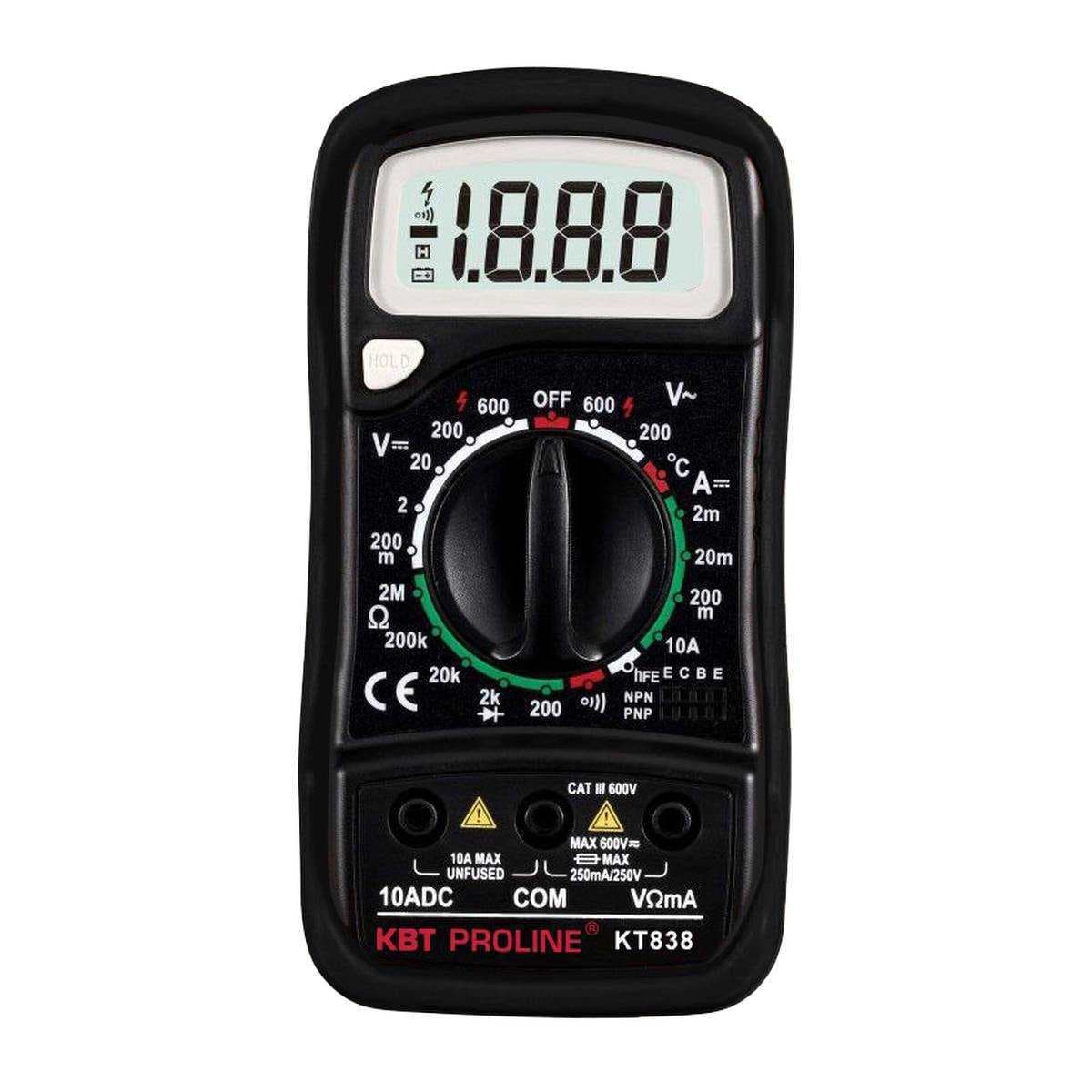 Мультиметр цифровой KT 838 серия PROLINE