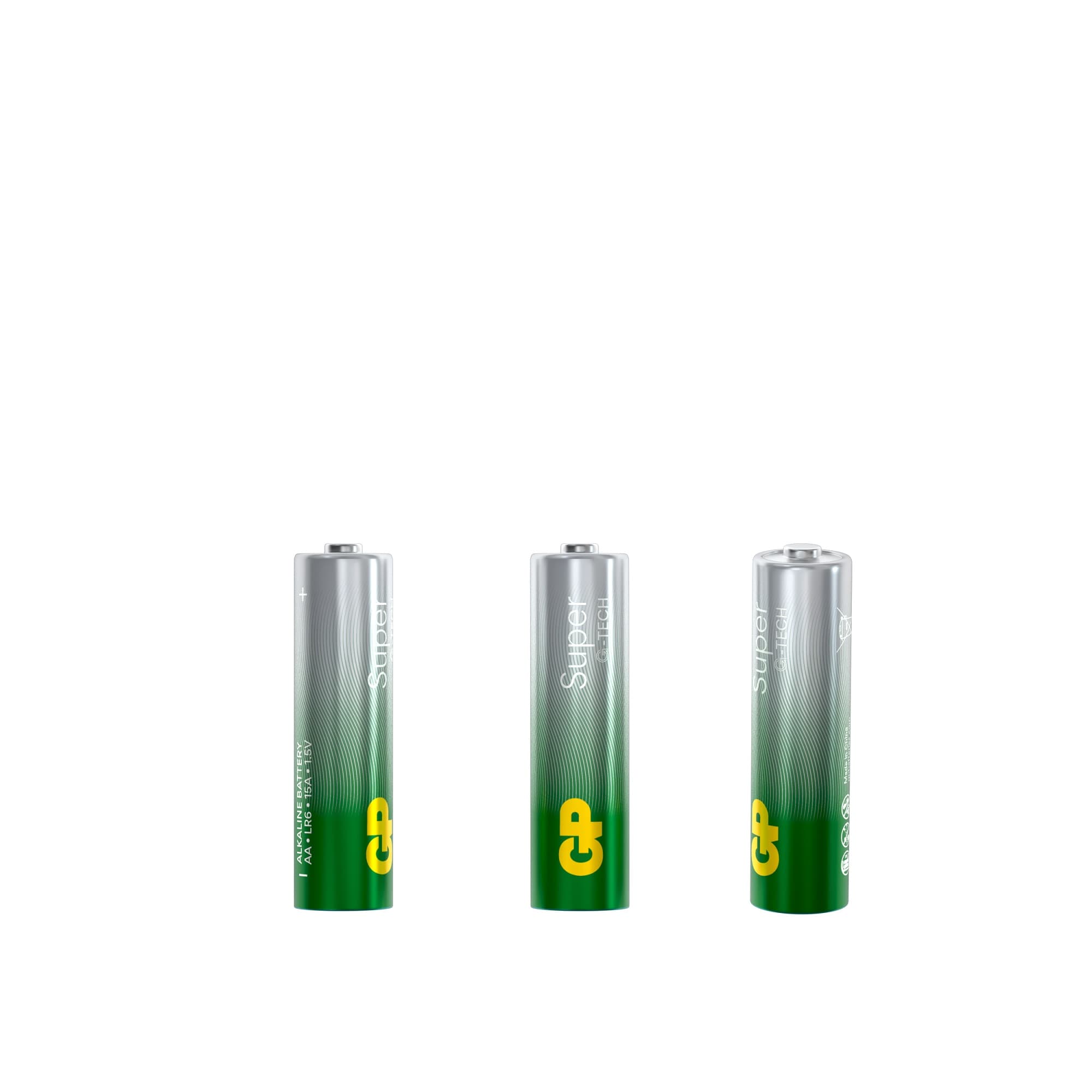 Батарейка алкалиновая GP Super Alkaline 15А АA    (40шт. в пленке)