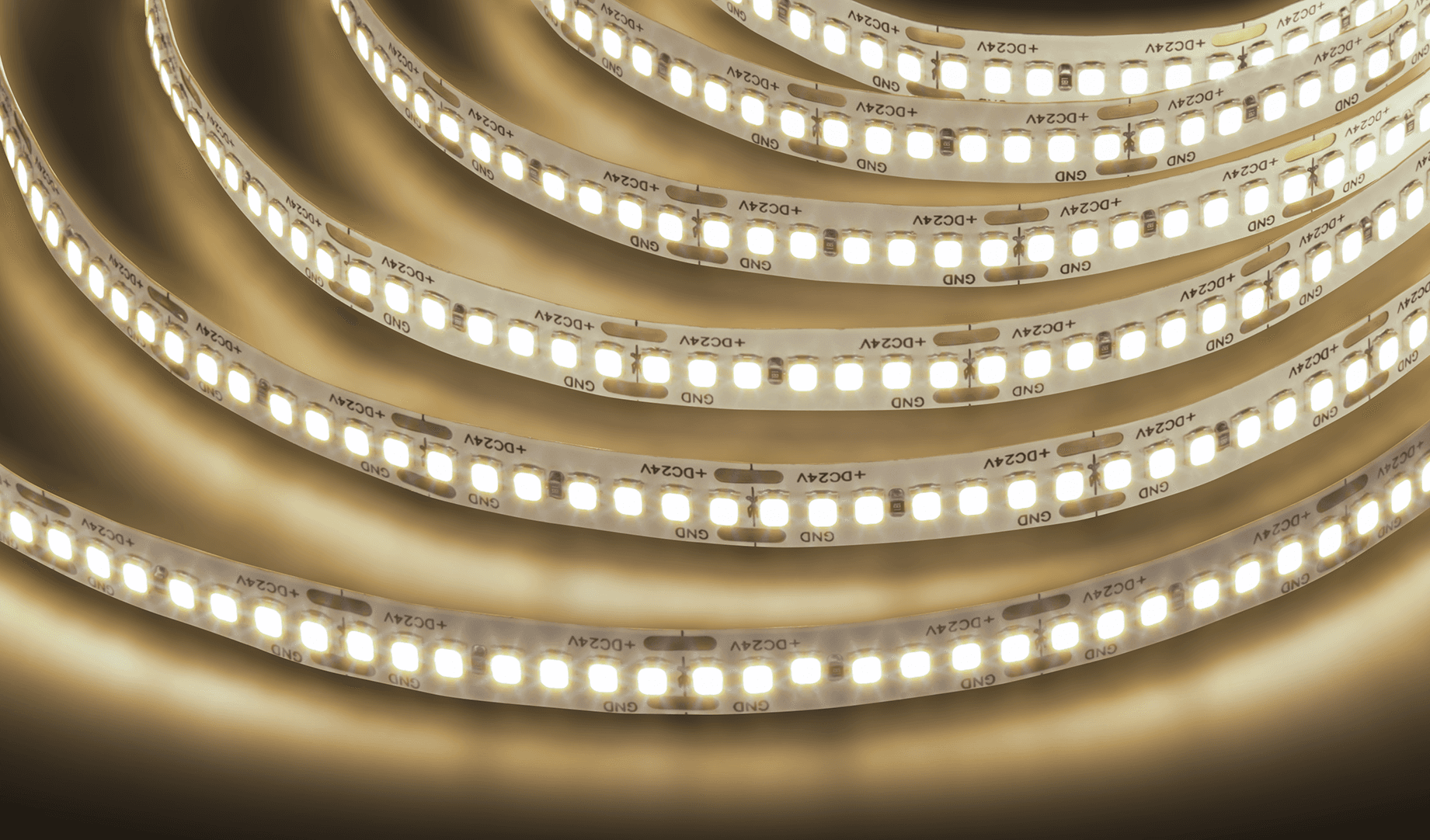 Лента светодиодная 18Вт/м 24В 3000К IP20 240LED/м NLS-2835 5м