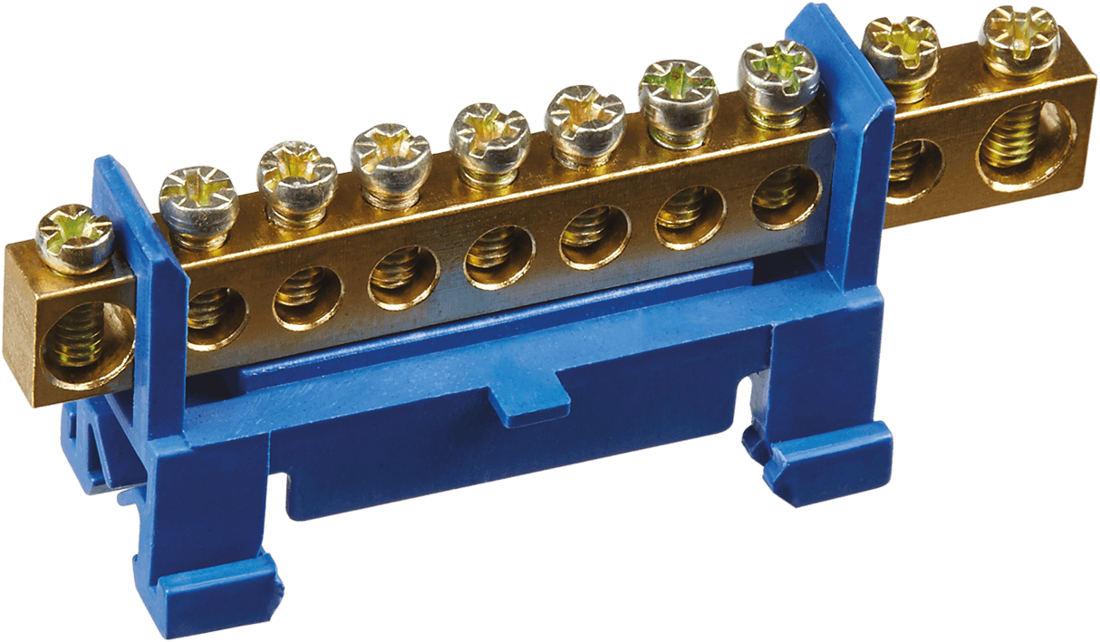 Шина нулевая на DIN-изоляторе тип Стойка NBB-M69-10P/B