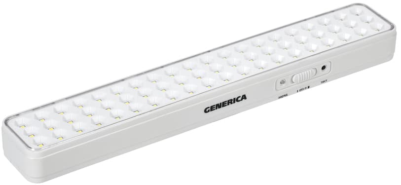 Светильник светодиодный аккумуляторный ДБА 1060 непостоянного действия 60LED 6ч 6 Вт GENERICA