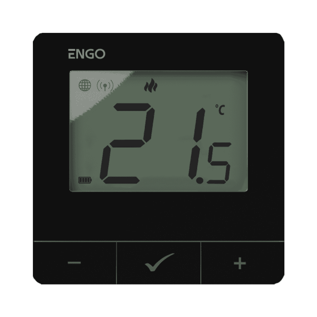 Терморегулятор умный ZigBee/868 МГц, 2хАА, черный