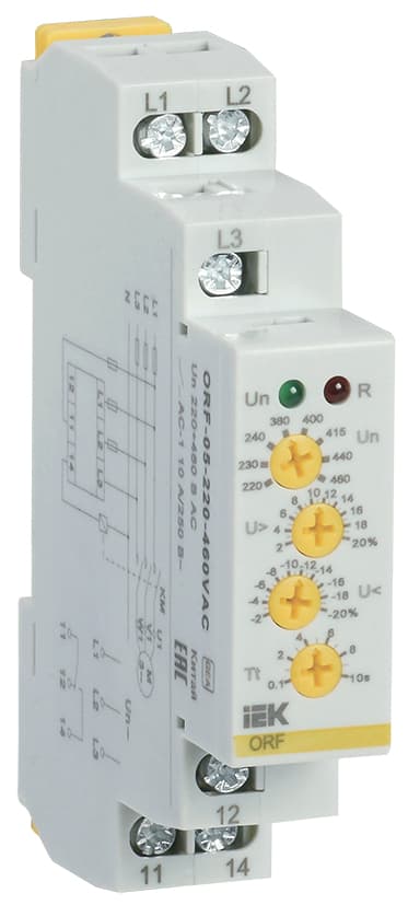 Реле фаз ORF 05. трехфазный 220-460 В AC