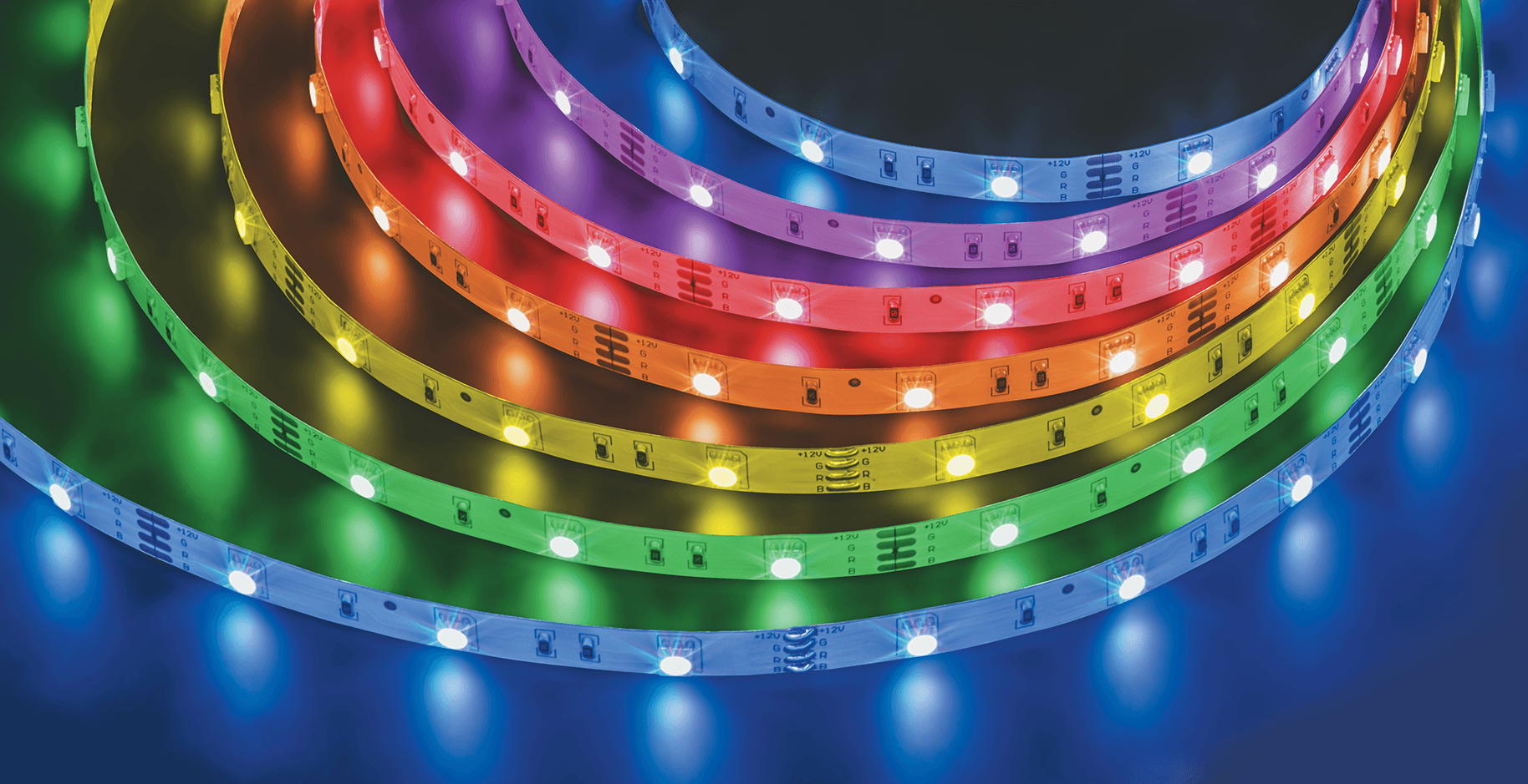 Лента светодиодная 7.2Вт/м 12В RGB IP20 30LED/м NLS-5050 5м
