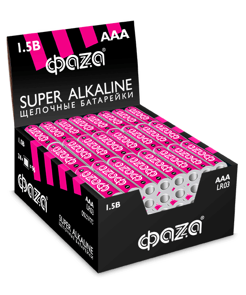 Элемент питания AAA LR03 Super Alkaline Shrink-4