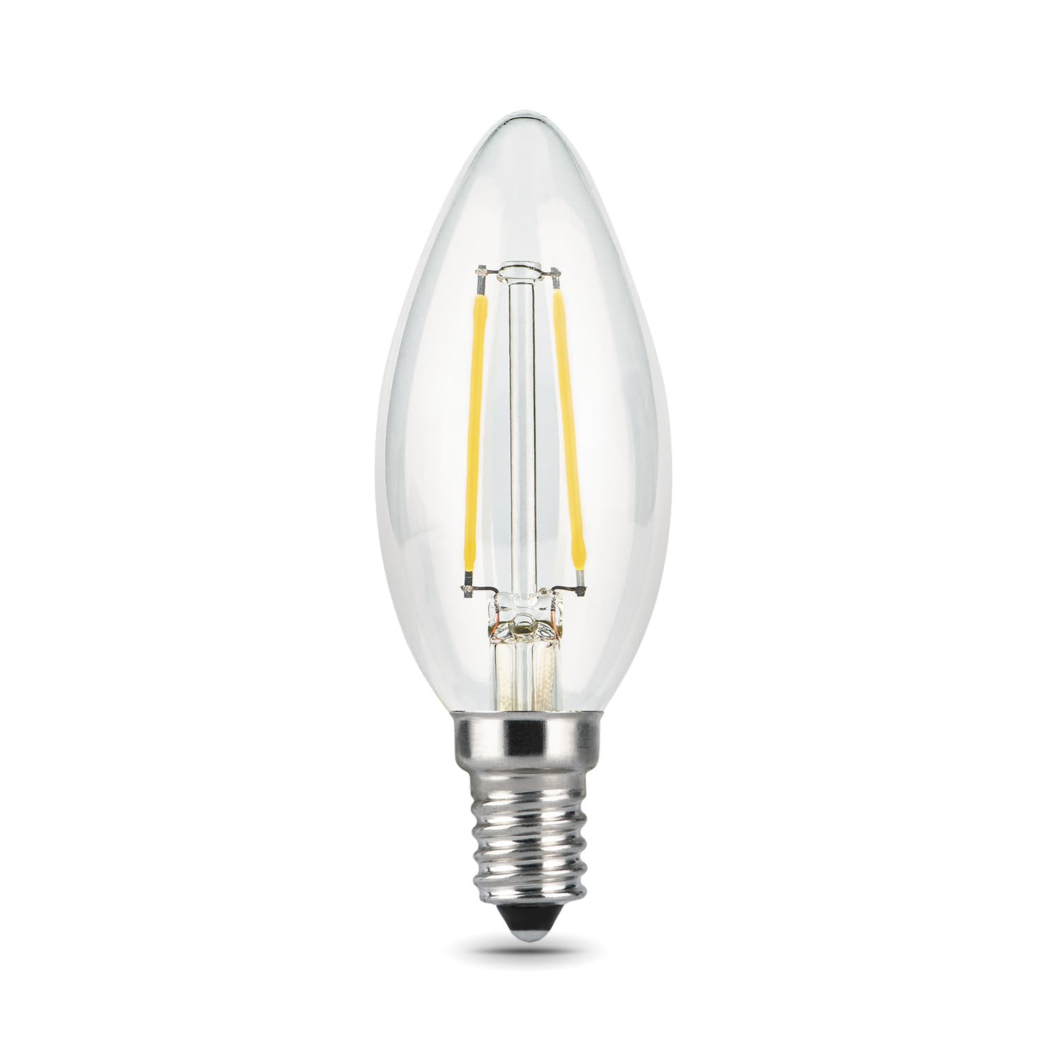 Лампа светодиодная филаментная LED 11 Вт 830 лм 4100К свеча нейтральный E14 AC 220В прозрачная колба Black Filament