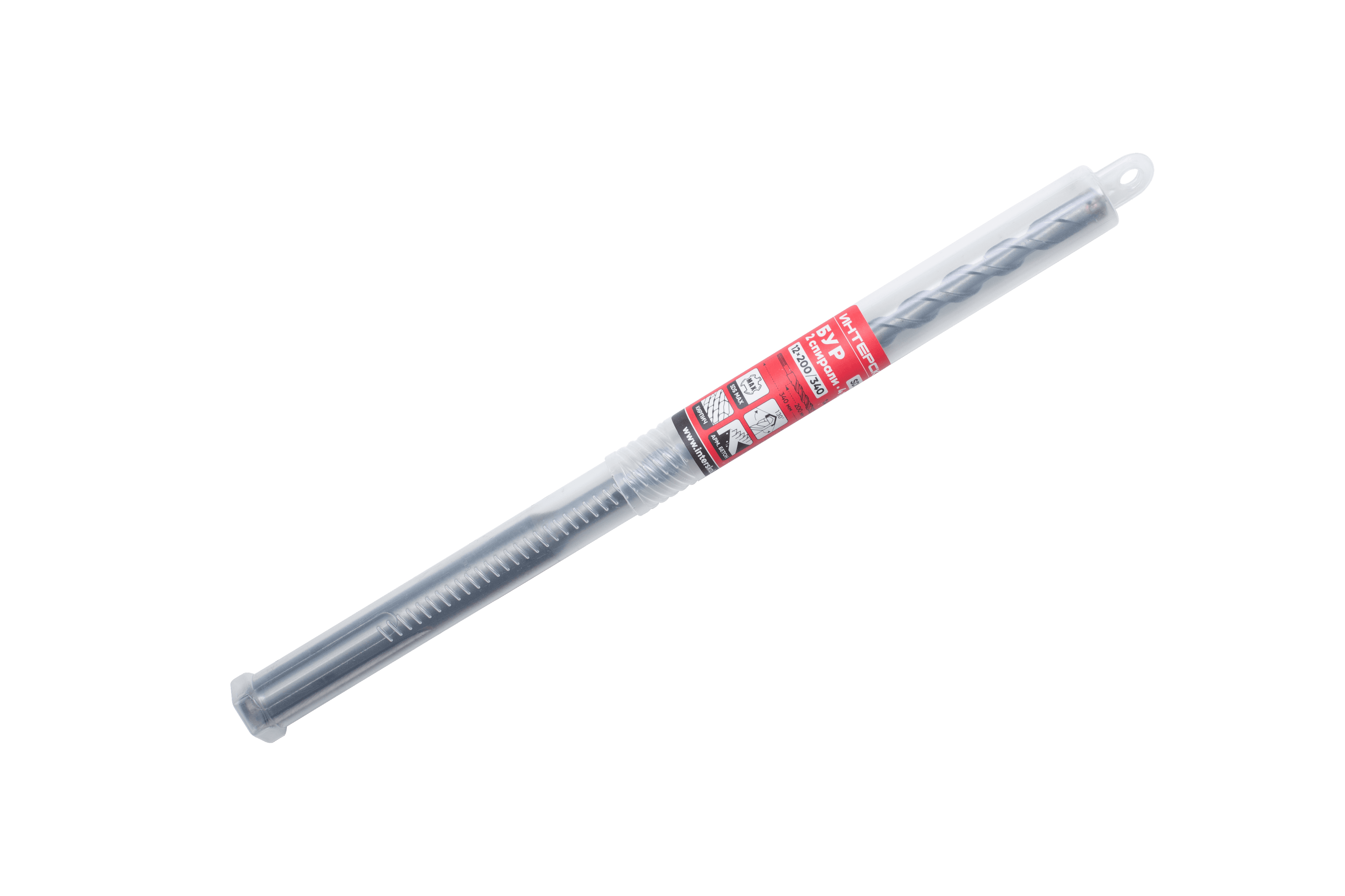 Бур SDS-Max (2 спирали, 4 резца)  12х200/340
