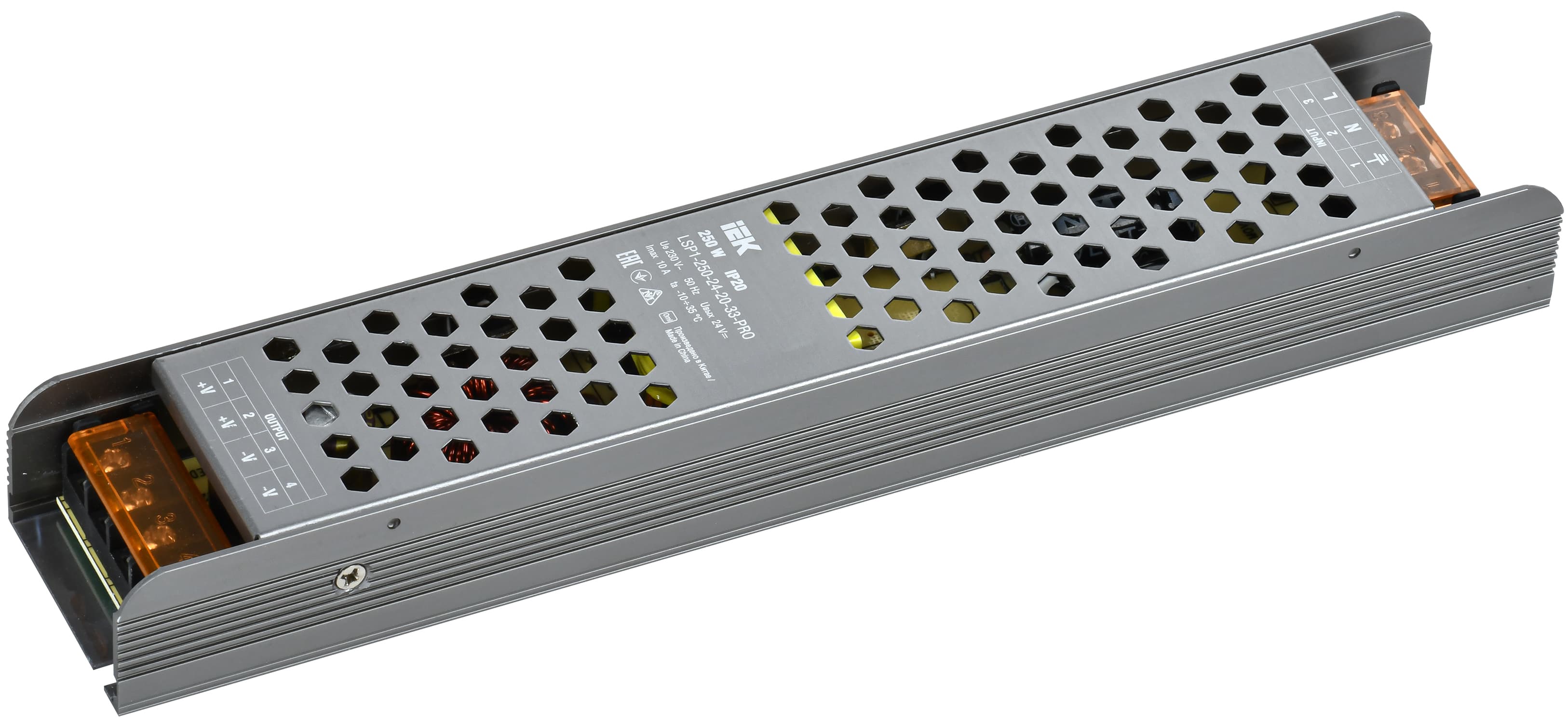Драйвер LED ИПСН-PRO 250 Вт 24 В клеммы IP20