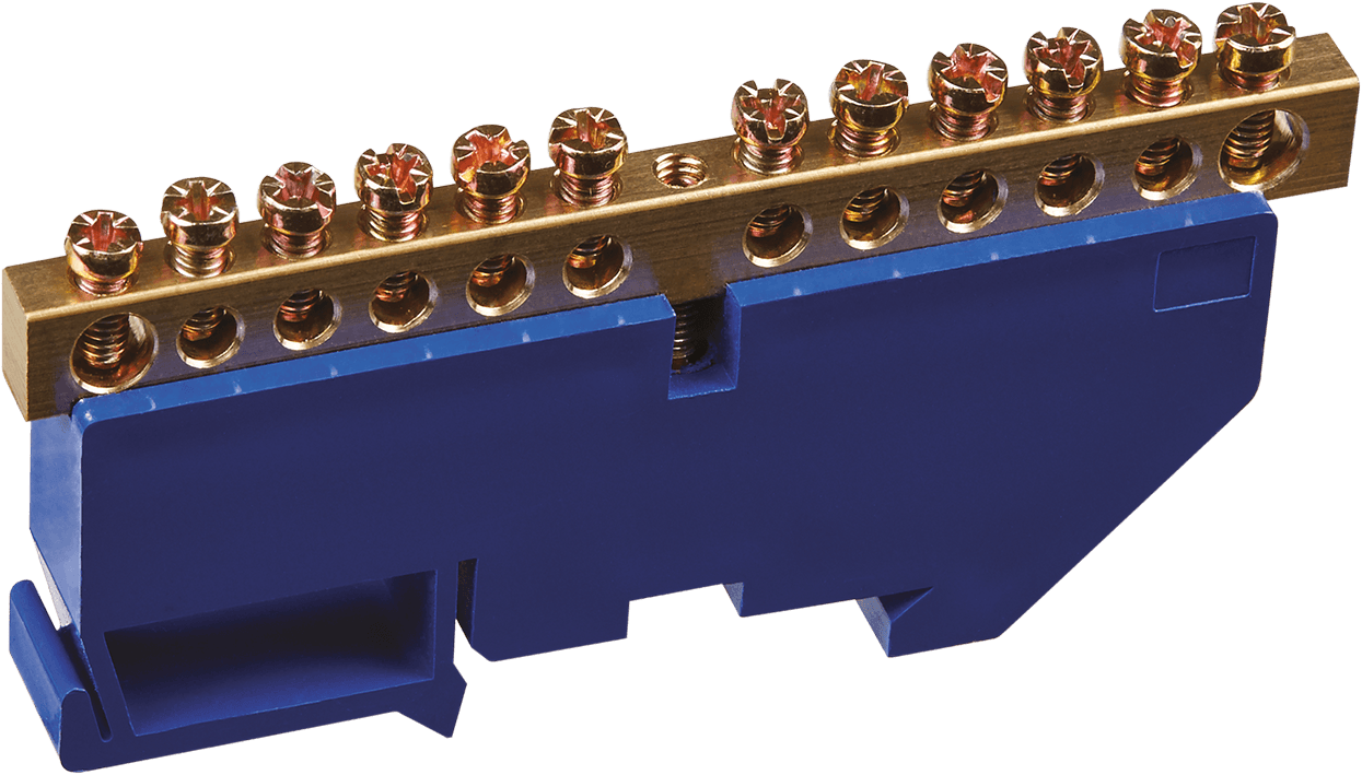Шина нулевая на DIN-изол NBB-M69-12D/B