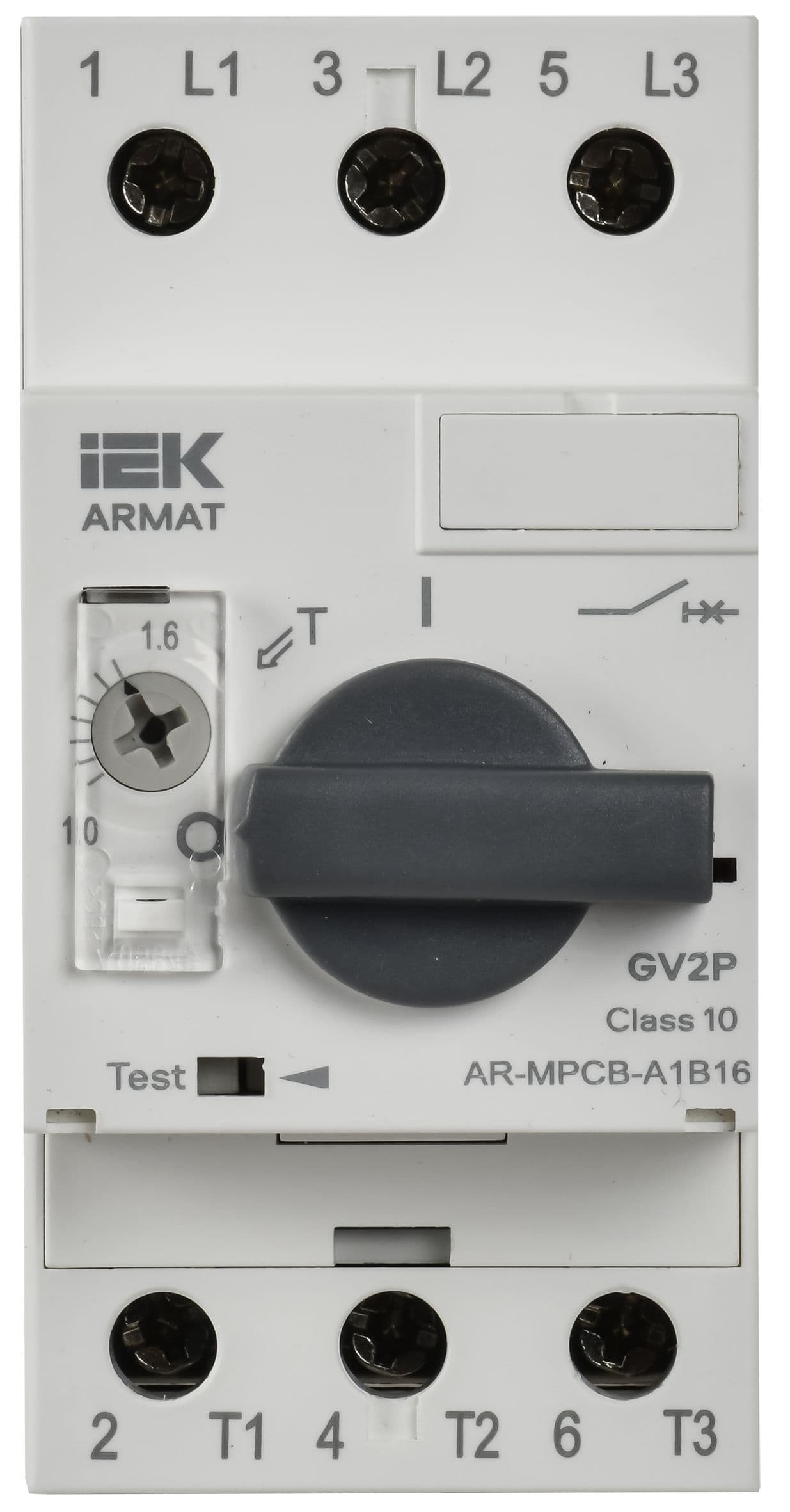 ARMAT Автоматический выключатель защиты двигателя A1 GV2P 1-1,6А